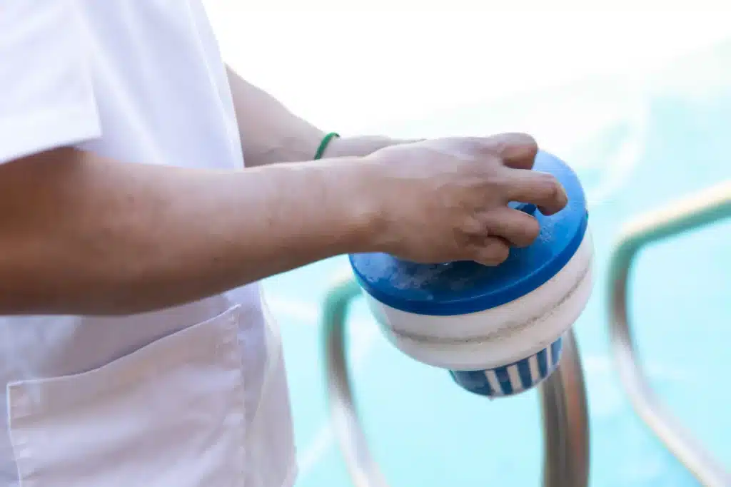 Commercial pool resurfacing