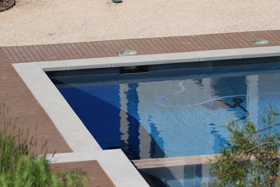 Vacuum the pool floor